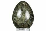 Flashy, Polished Labradorite Egg - Madagascar #344327-1